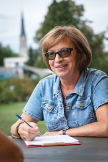 Alena Vychodilová při rozboru energií